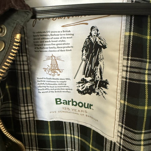 Barbour men's jacket, olive green, XL