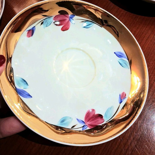 Σετ Τσαγιού Dulevo Porcelain Κόκκινη Παπαρούνα Vintage 1960-70 Καινούργιο