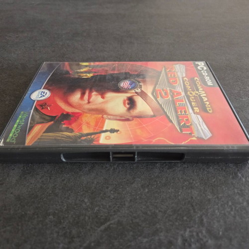 Red Alert 2 PC game used, Greek edition, 2 CDs with manual