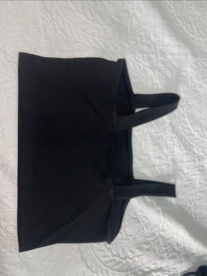 Shein black top with short straps used, size M