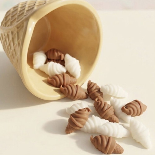 Swirl Dream Melts handmade wax melts chocolate vanilla 20 pcs