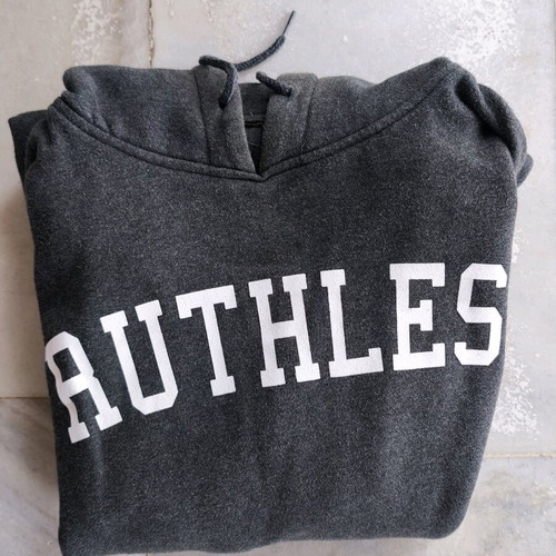Mister Tee Ruthless Hoodie men's medium gray like new