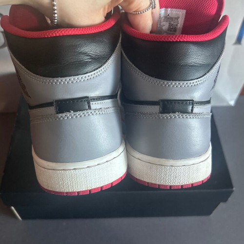 Nike Air Jordan 1 Mid Bred Shadow sneakers like new, size 42