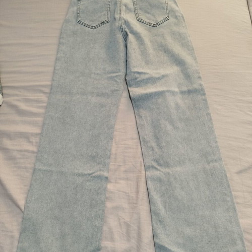 Jeans elastic, high-waisted, like new, gray, size XL