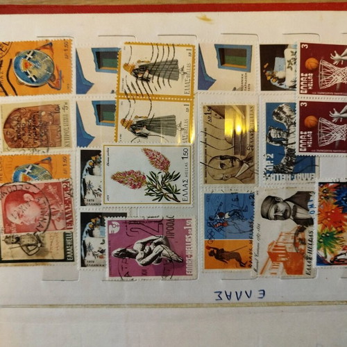 Stamp collection used