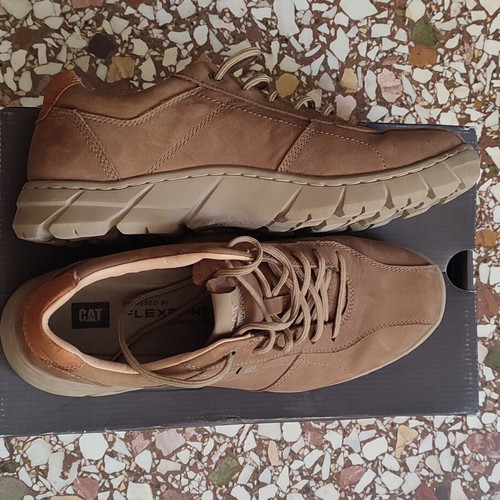 CAT casual shoes size 42 like new, brown