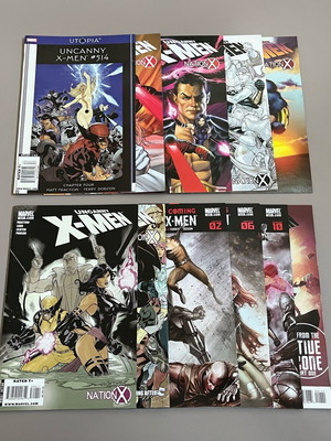 Uncanny X-Men lot of used issues #514, 515, 517-520, 522-525 & Annual #3