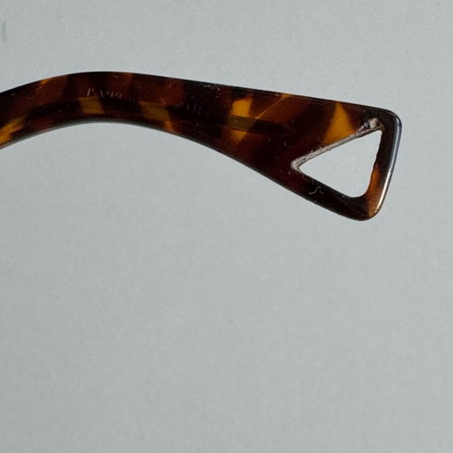 Emporio Armani 9355 sunglasses used, brown and silver