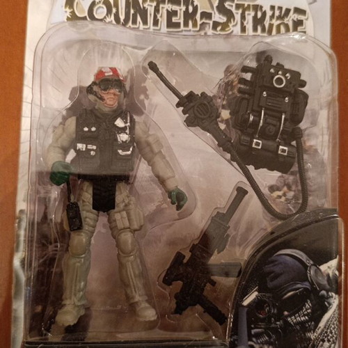 Counter Strike Soldier Figure like new with equipment