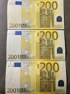 Χαρτονομίσματα 200 ευρώ σπάνια, σαν καινούργια, 2002, Γερμανία, σειρά XOO