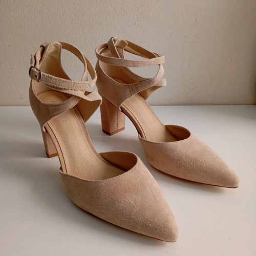Anna Field leather sandals like new, beige, size 40/41