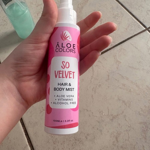 Aloe Colors So Velvet Hair & Body Mist and Catrin Beauté Crush Shimmer Body Mist set