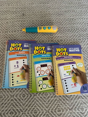Hot Dots STEM activities like new, learning math and time