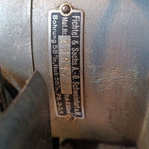 SACHS Motor Refurbished 192cc 2-Stroke Engine with Power Assist System