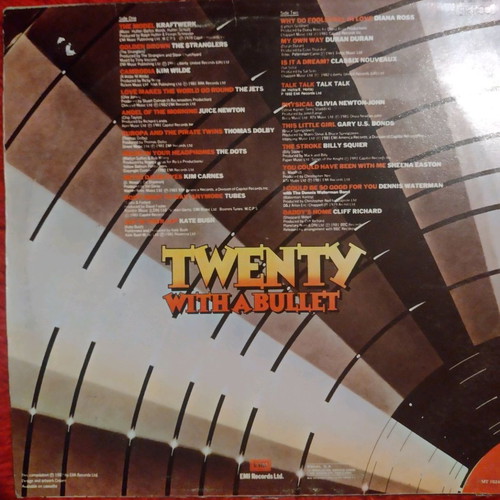 Vinyl records used, pack of 6 with collections of older decade songs