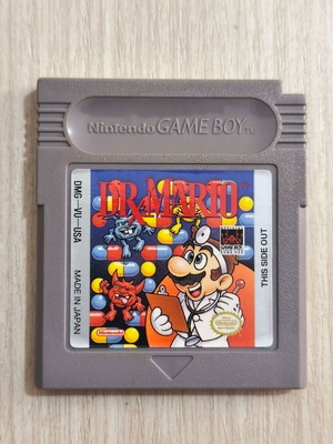 Dr Mario game for Nintendo Game Boy used