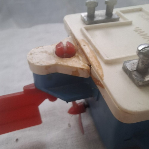 Retro Soviet Toy Boat Chaika USSR 1970s used for restoration