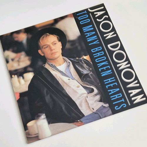 Jason Donovan Too Many Broken Hearts 12" Maxi Single Like New