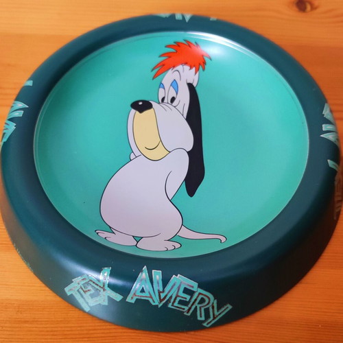 Vintage Tex Avery Droopy Dog ashtray 1993, new