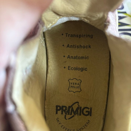 Primigi children's boots size 21 like new, anatomical pink glitter