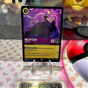 Disney Lorcana tcg card Maleficent