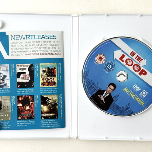 In The Loop DVD like new with English subtitles