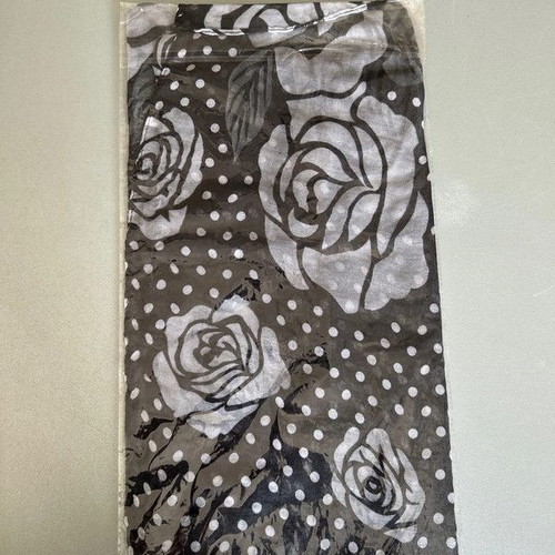 Women's scarf new, white and black