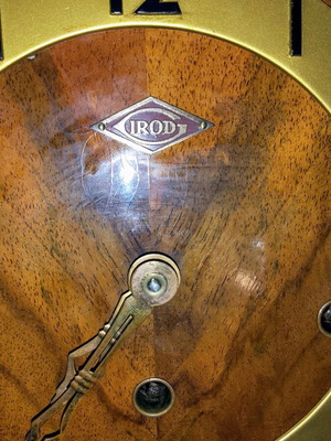French fireplace clock Girod like new, mantel, analog