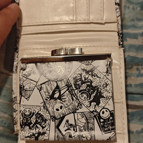 Jack Skellington wallet, black and white