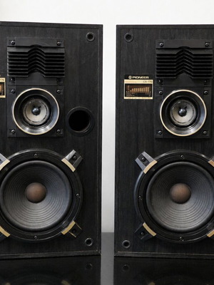 Pioneer CS-770 3-way vintage speakers, 110W, bass-reflex