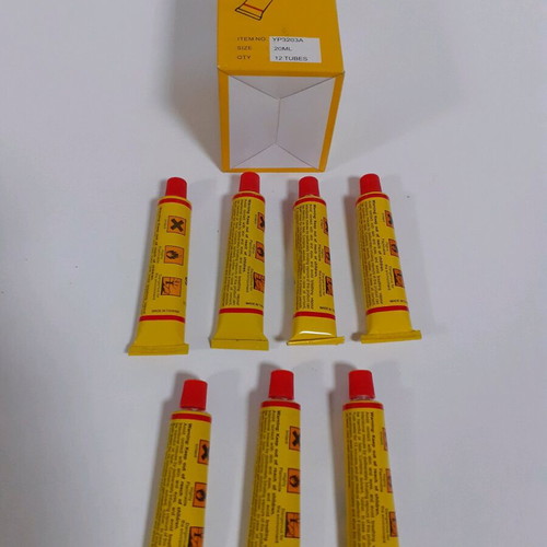Rubber Solution closed glue tubes new