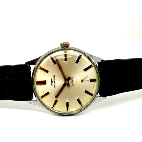 Technos vintage 1965 mechanical wristwatch used men's