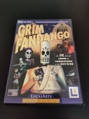 Grim Fandango PC CD-ROM complete με 2 CDs και DVD case σαν καινούργιο