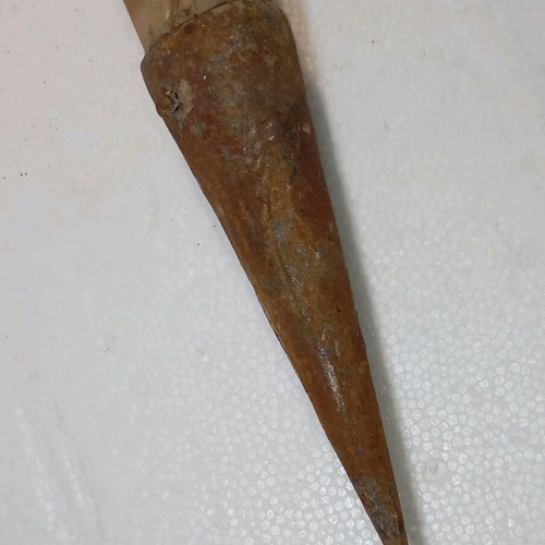 Old planting tool used, 27cm