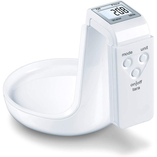 Digital kitchen scale with measuring cup white new