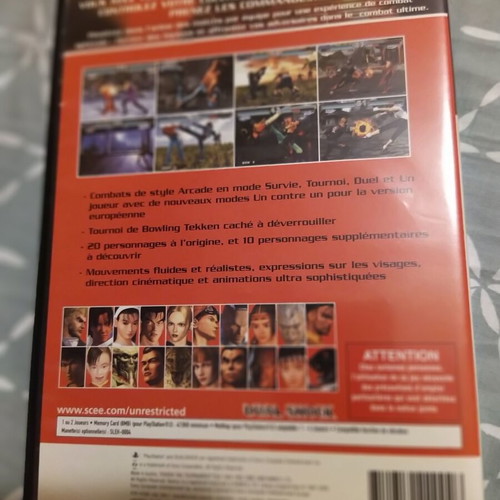 Tekken Tag Tournament PlayStation 2 game used, Greek manual