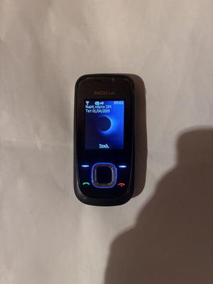 Nokia 2680 κινητό τηλέφωνο σαν καινούργιο, μπλε, με φορτιστή και ακουστικά