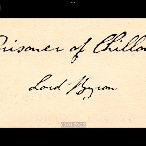 Chalcography Castle of Chillon on Lake Geneva used, 1840