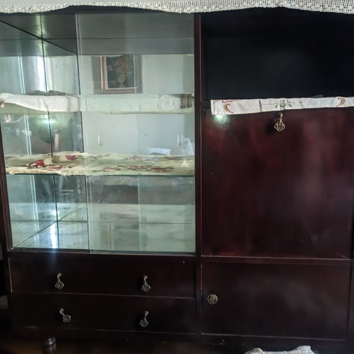 Vintage living room showcase used