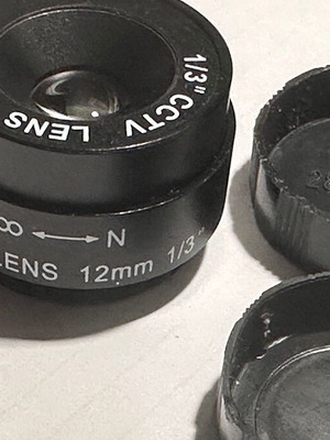 CCTV Lens 12mm like new for DIY projects
