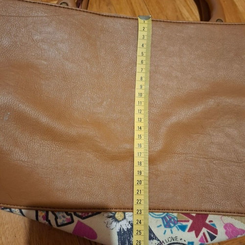 Large multicolor handbag like new