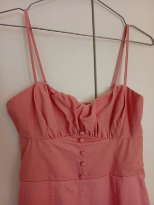 Midi dress Sinsay pink, like new, size XXS