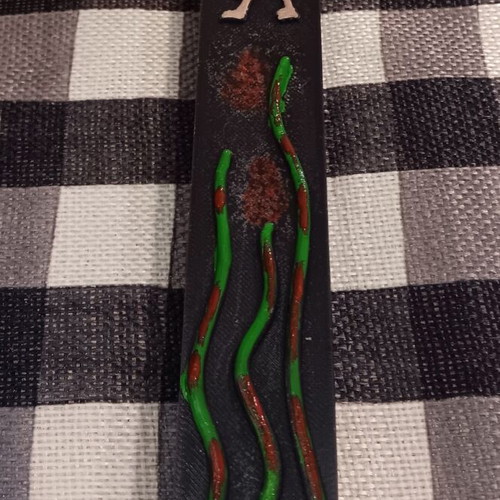 Handmade Stranger Things candle 21 cm with black orchid scent new