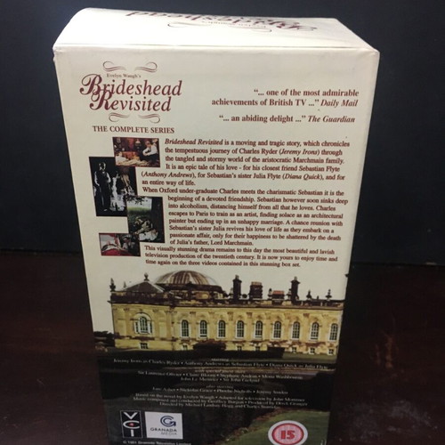 Brideshead Revisited box 1 2 3 used, English edition without subtitles