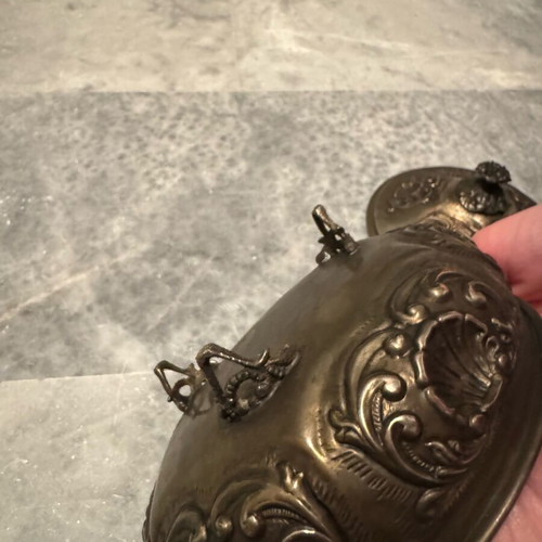 Silver container in good condition