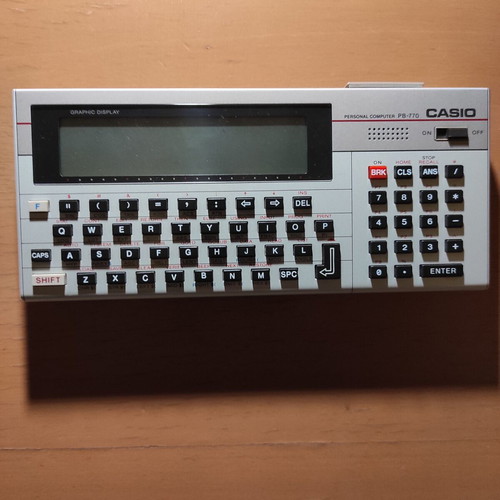 Casio PB-770 personal computer vintage φορητός υπολογιστής 1983 μεταχειρισμένος