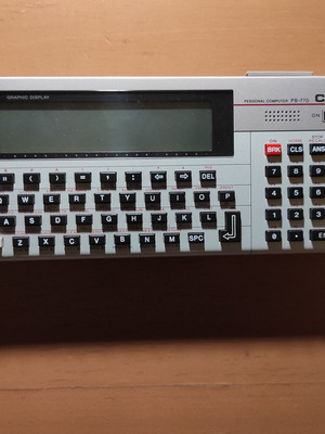 Casio PB-770 personal computer vintage φορητός υπολογιστής 1983 μεταχειρισμένος
