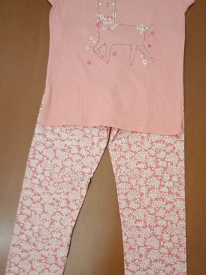 Mothercare pink daily set with lama like new