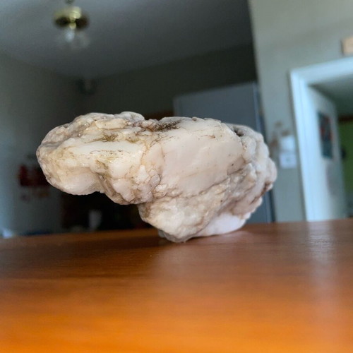 Large natural quartz piece new with crystal veins