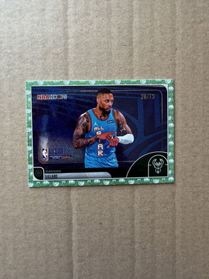 Topps NBA Hoops Damien Lillard card like new /75